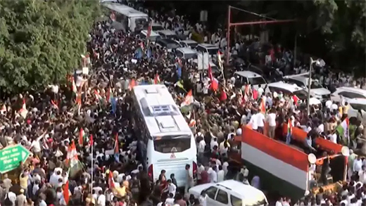 Delhi protest